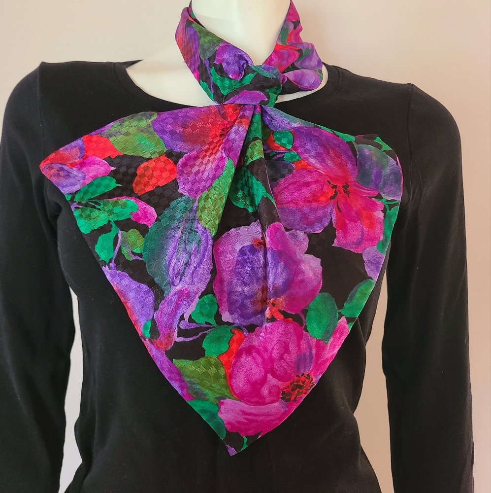 Floral scarf